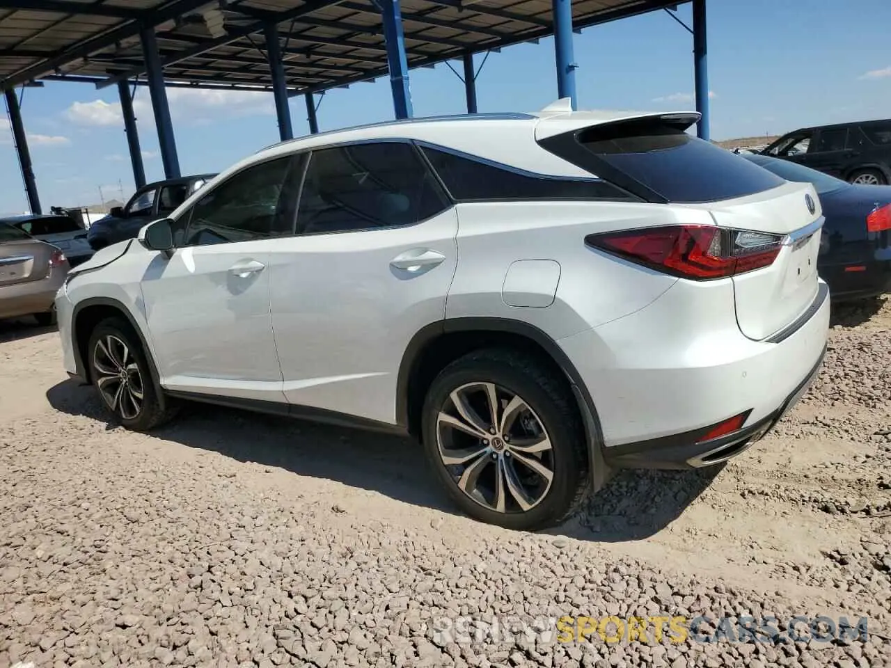 2 fotografías del automóvil dañado 2T2HZMDA1MC298732 LEXUS RX350 2021