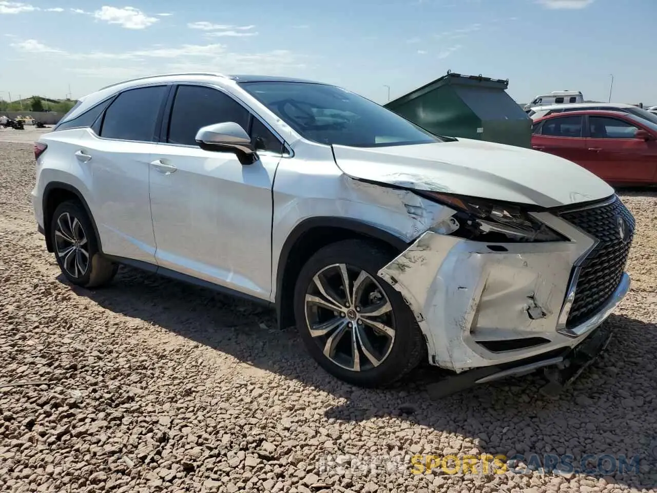 4 fotografías del automóvil dañado 2T2HZMDA1MC298732 LEXUS RX350 2021