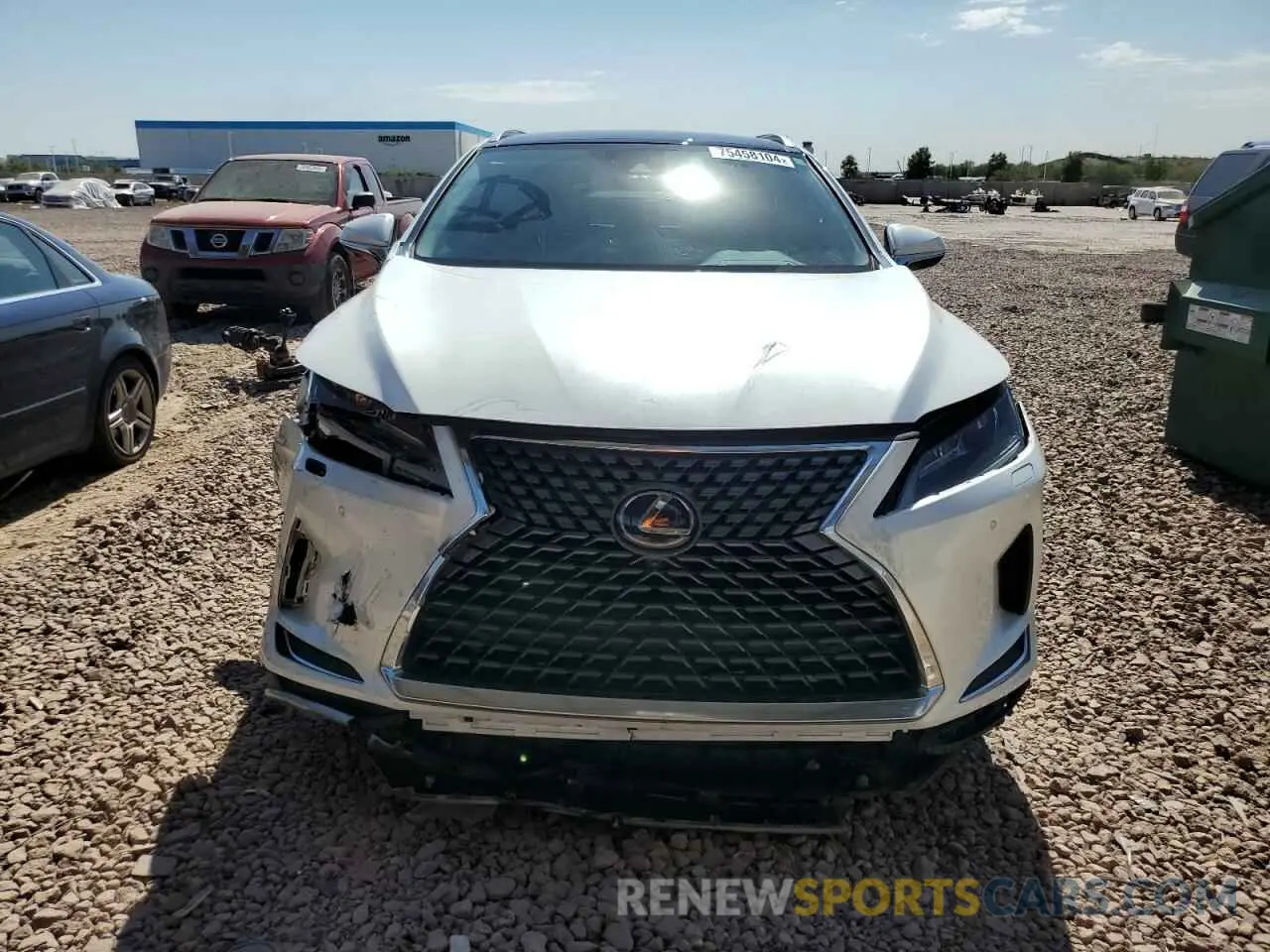 5 fotografías del automóvil dañado 2T2HZMDA1MC298732 LEXUS RX350 2021