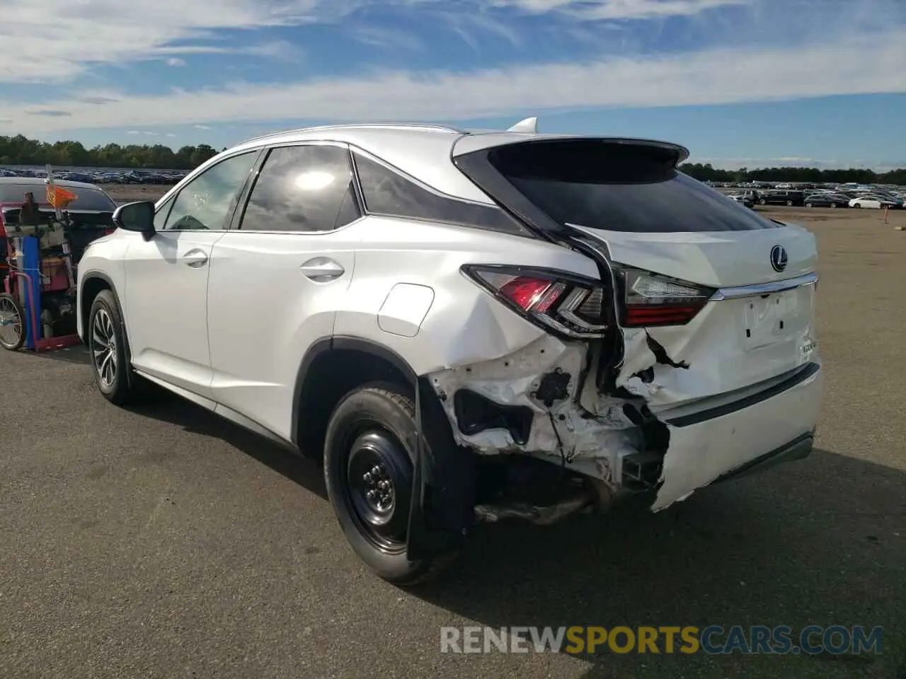 3 fotografías del automóvil dañado 2T2HZMDA1MC305789 LEXUS RX350 2021