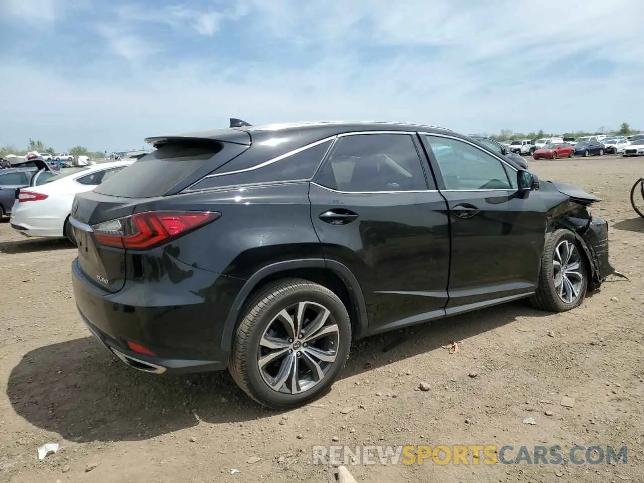 3 fotografías del automóvil dañado 2T2HZMDA2MC262614 LEXUS RX350 2021