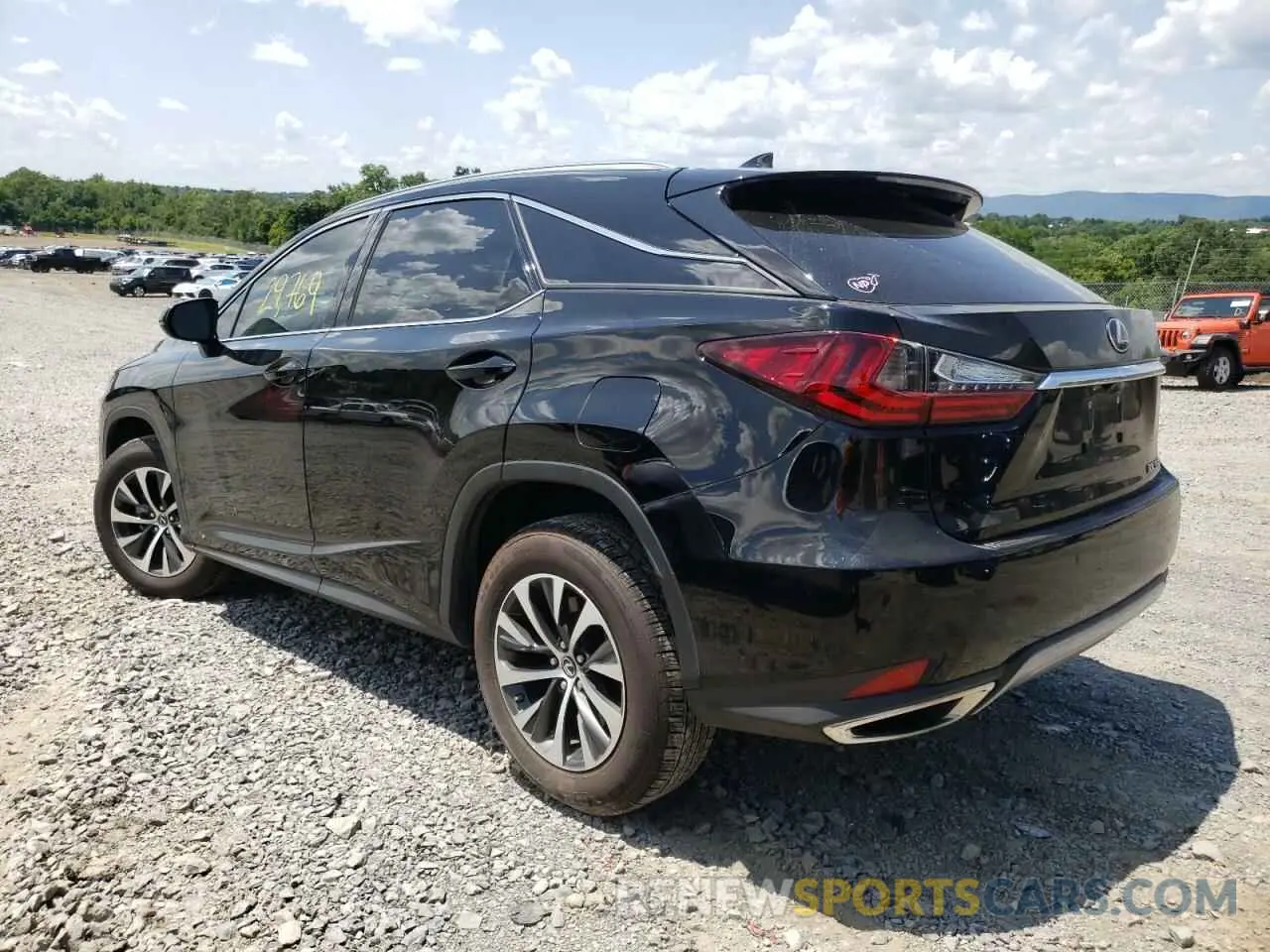 3 fotografías del automóvil dañado 2T2HZMDA3MC270849 LEXUS RX350 2021