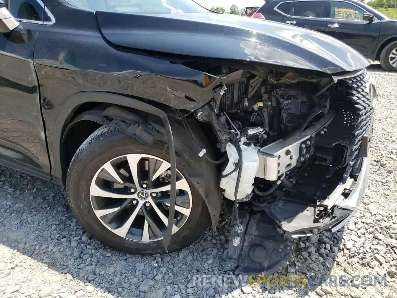 9 fotografías del automóvil dañado 2T2HZMDA3MC270849 LEXUS RX350 2021