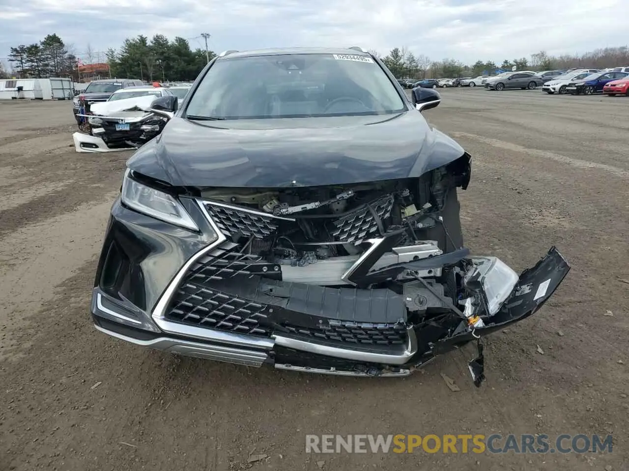 5 fotografías del automóvil dañado 2T2HZMDA5MC259352 LEXUS RX350 2021