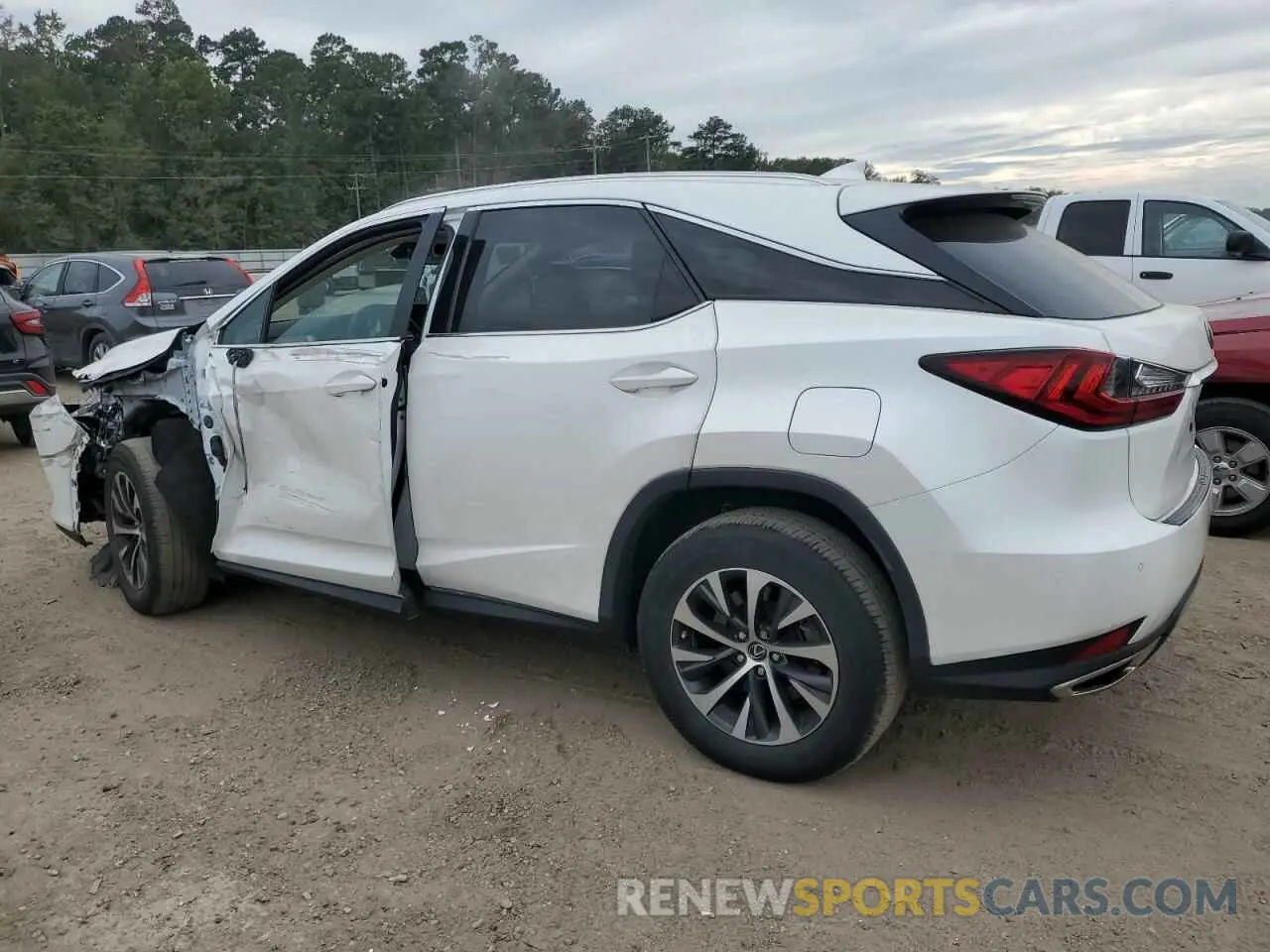 2 fotografías del automóvil dañado 2T2HZMDA5MC262994 LEXUS RX350 2021