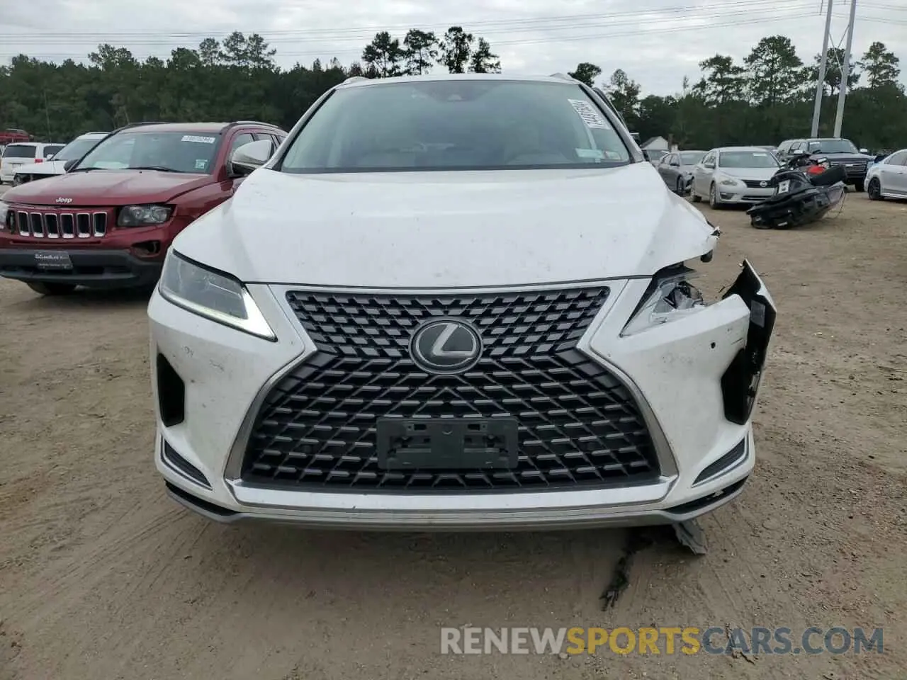 5 fotografías del automóvil dañado 2T2HZMDA5MC262994 LEXUS RX350 2021