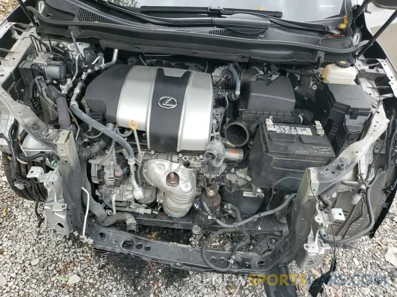 12 fotografías del automóvil dañado 2T2HZMDA5MC291282 LEXUS RX350 2021