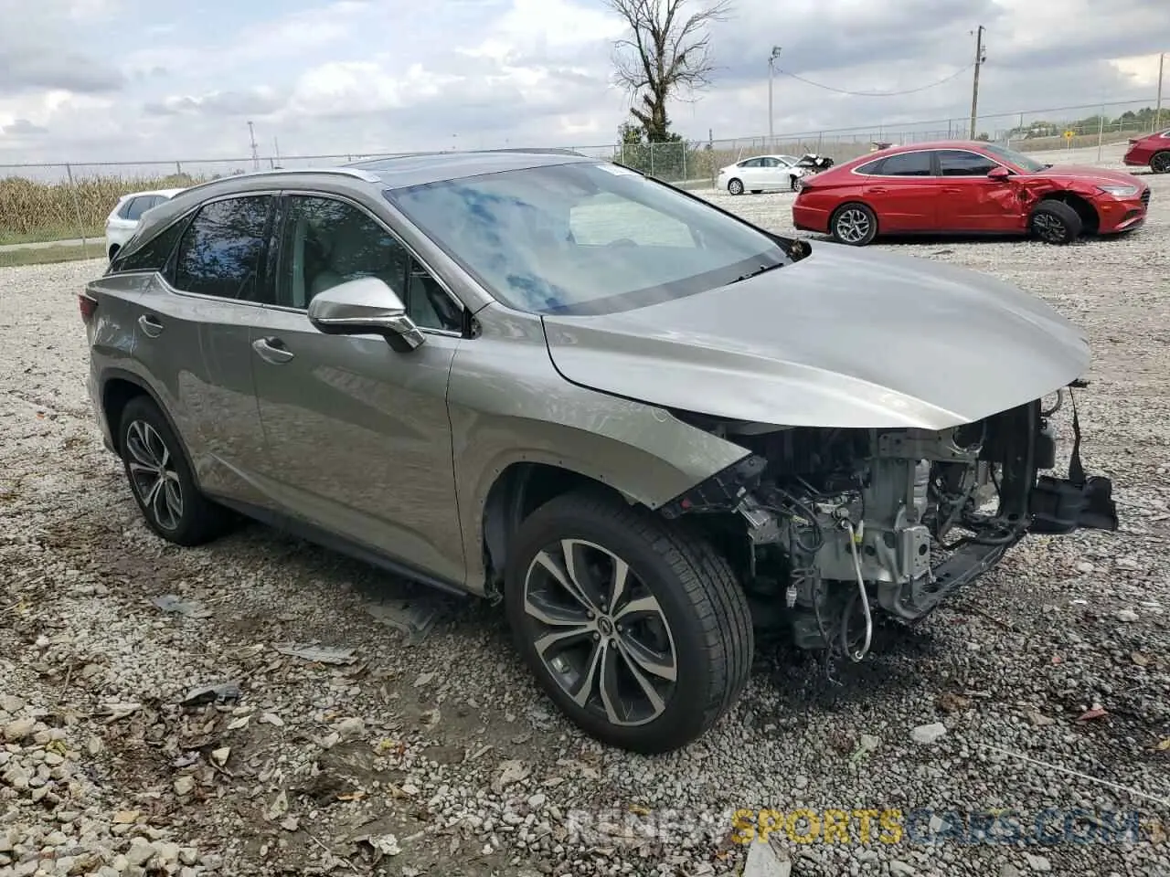 4 fotografías del automóvil dañado 2T2HZMDA5MC291282 LEXUS RX350 2021