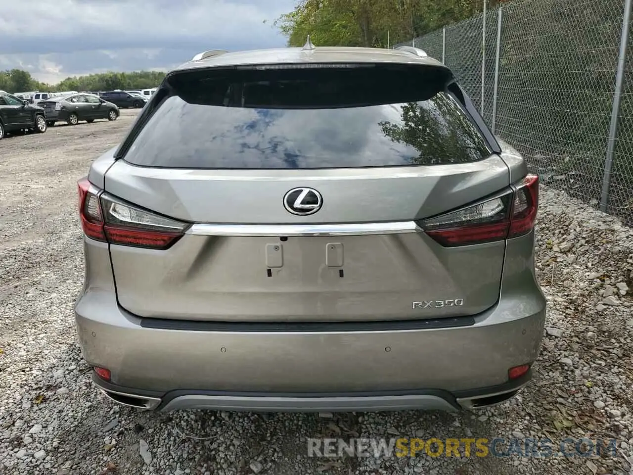 6 fotografías del automóvil dañado 2T2HZMDA5MC291282 LEXUS RX350 2021