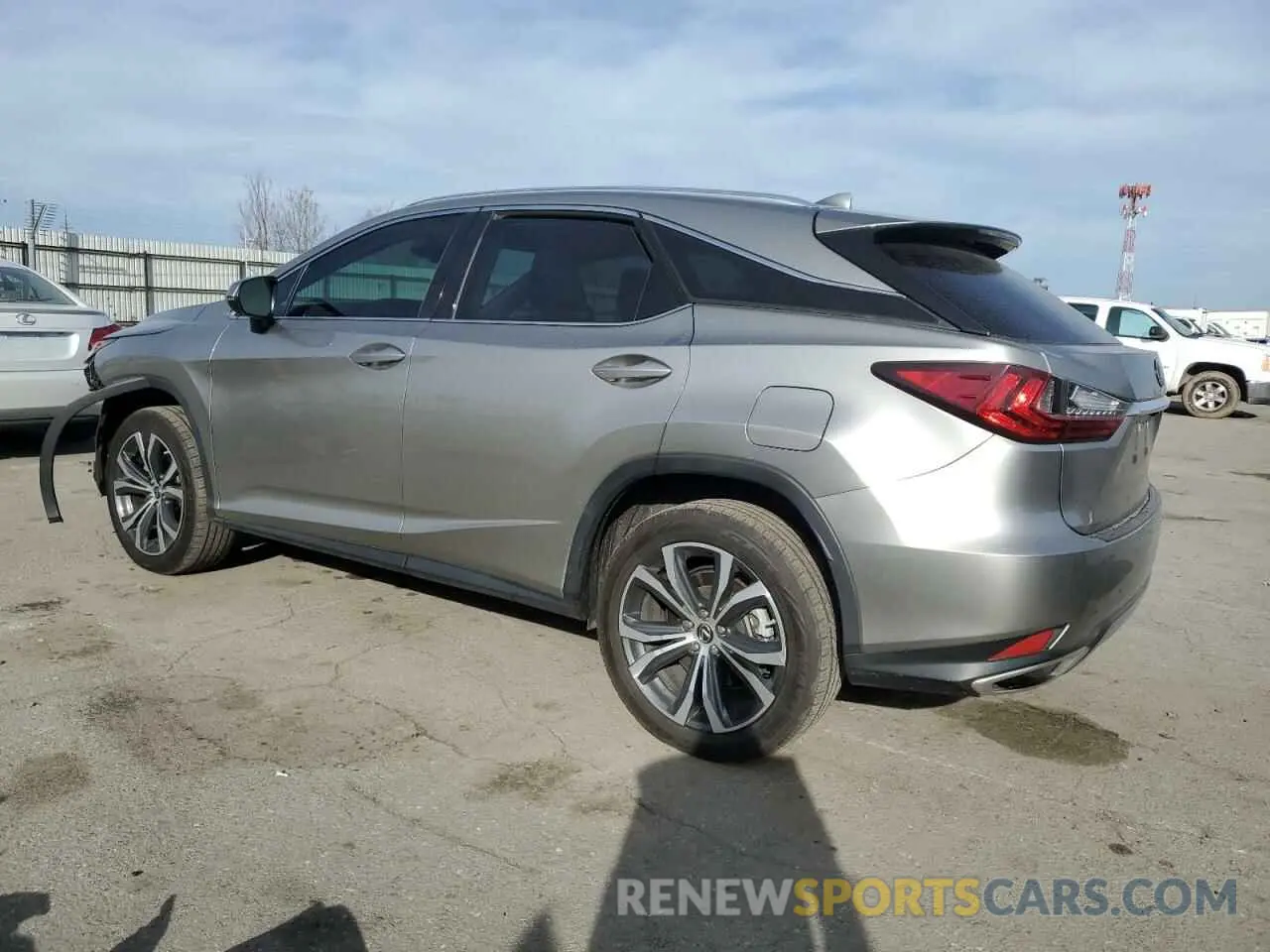 2 fotografías del automóvil dañado 2T2HZMDA7MC267100 LEXUS RX350 2021