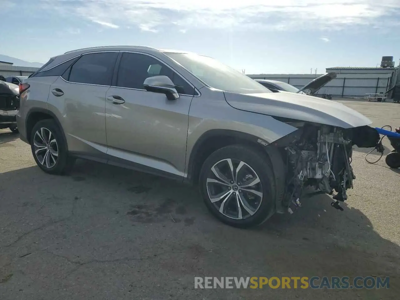 4 fotografías del automóvil dañado 2T2HZMDA7MC267100 LEXUS RX350 2021