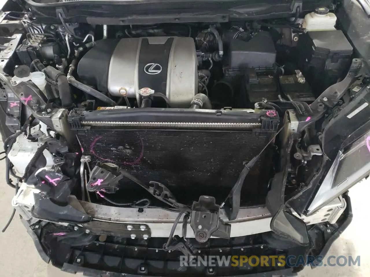 12 fotografías del automóvil dañado 2T2HZMDA7MC278601 LEXUS RX350 2021