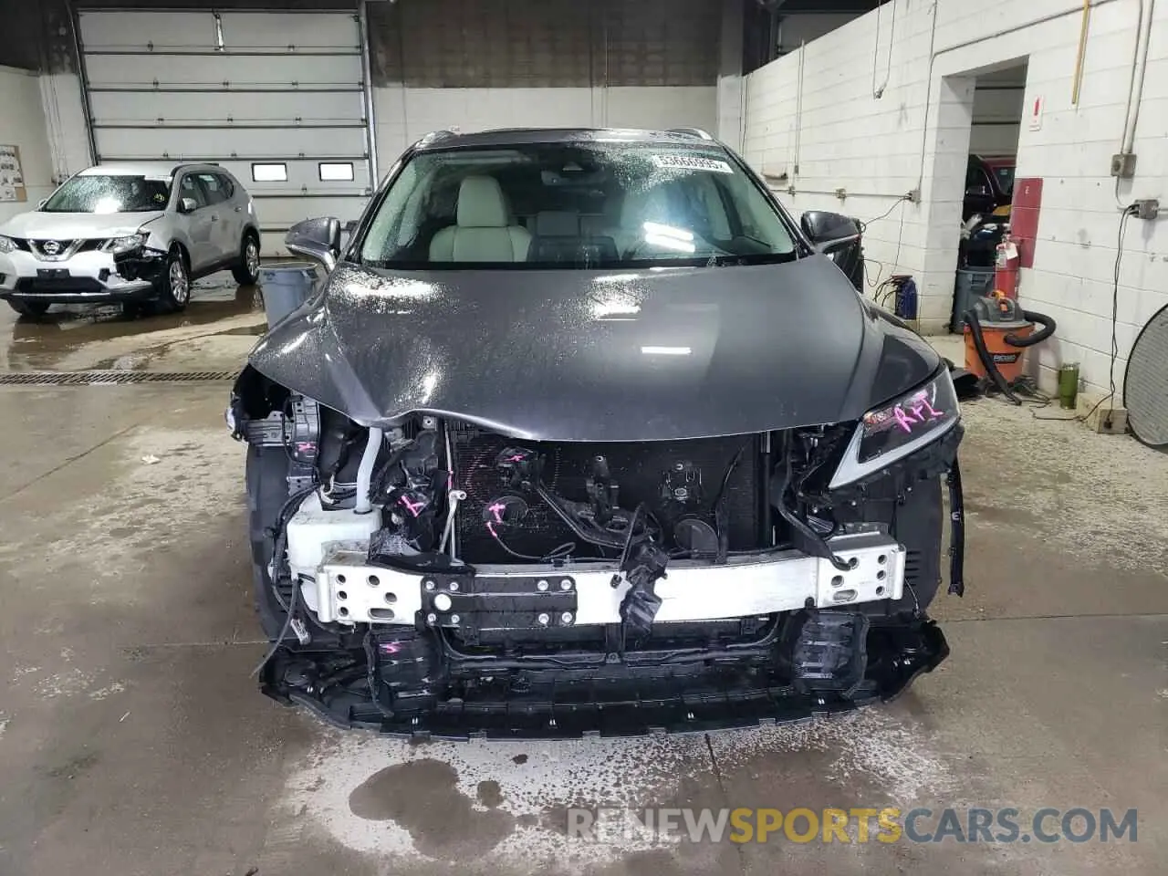 5 fotografías del automóvil dañado 2T2HZMDA7MC278601 LEXUS RX350 2021