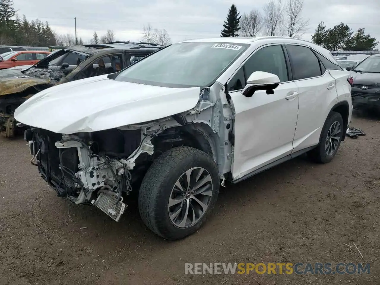 1 fotografías del automóvil dañado 2T2HZMDA7MC283040 LEXUS RX350 2021