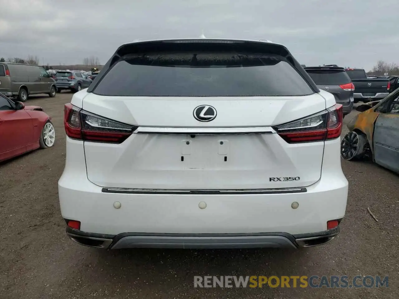 6 fotografías del automóvil dañado 2T2HZMDA7MC283040 LEXUS RX350 2021