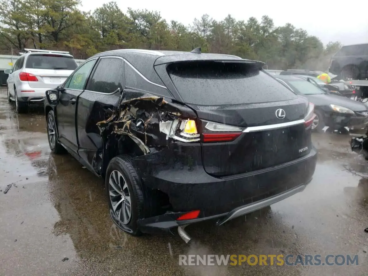3 fotografías del automóvil dañado 2T2HZMDAXMC298812 LEXUS RX350 2021