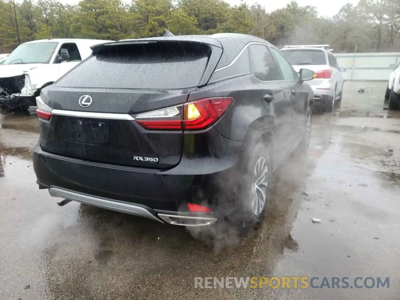 4 fotografías del automóvil dañado 2T2HZMDAXMC298812 LEXUS RX350 2021