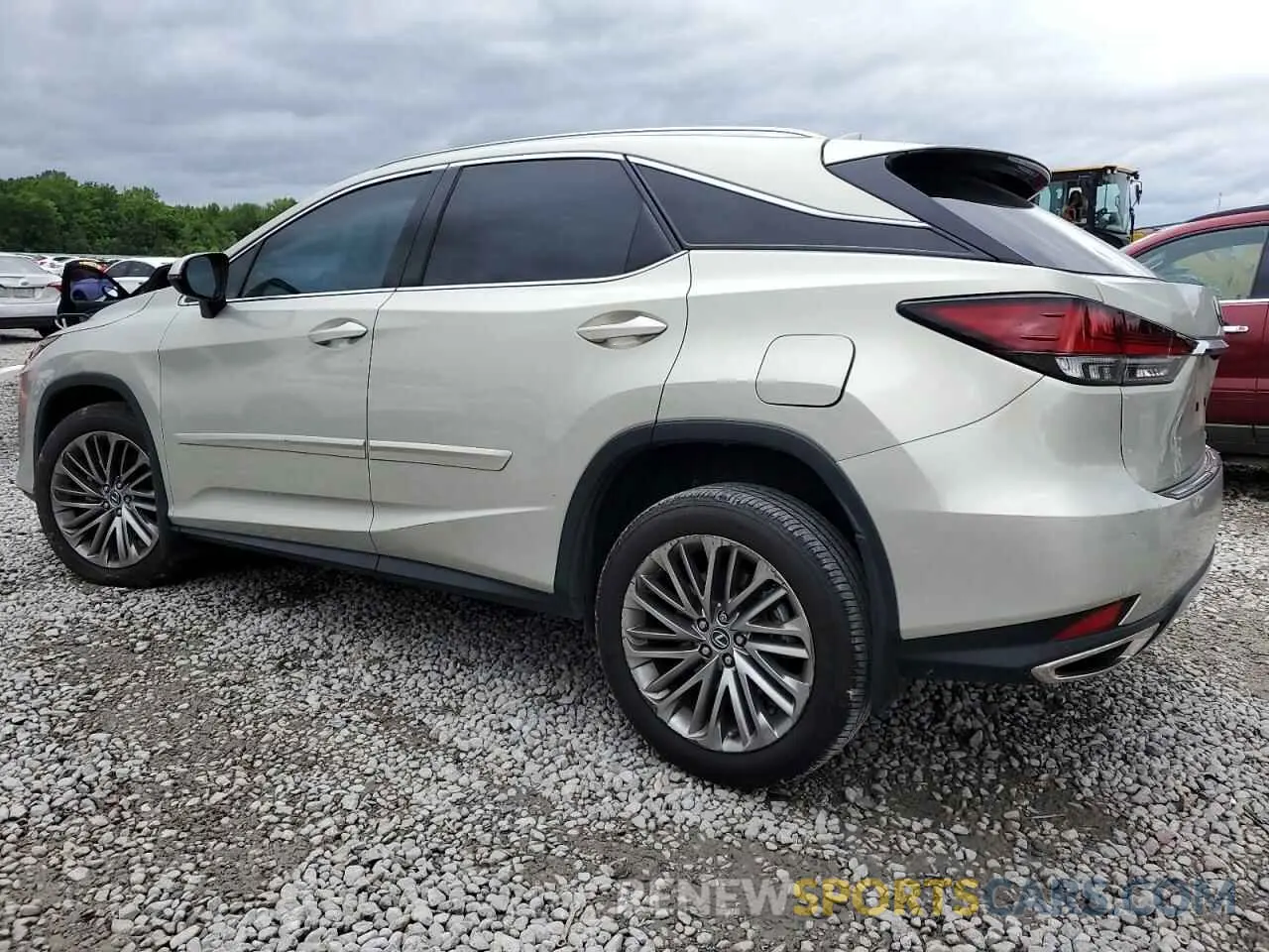 2 fotografías del automóvil dañado 2T2JZMAA4MC203103 LEXUS RX350 2021