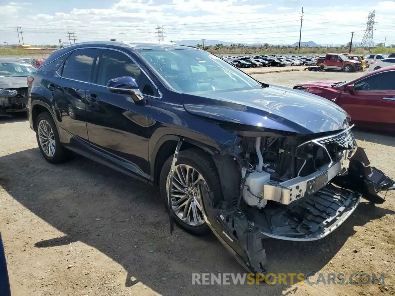 4 fotografías del automóvil dañado 2T2JZMAA6MC214894 LEXUS RX350 2021