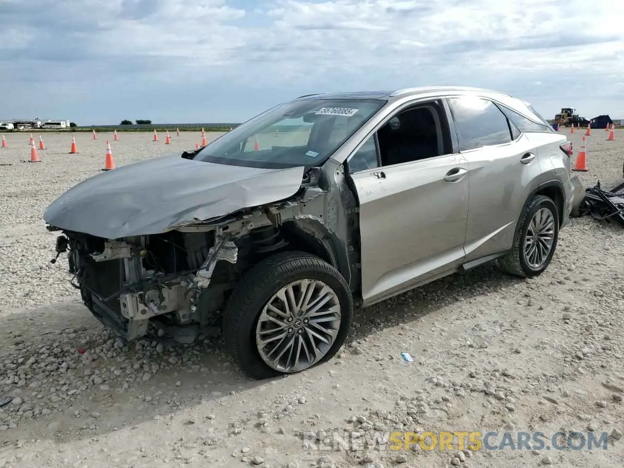 1 fotografías del automóvil dañado 2T2JZMAA7MC188225 LEXUS RX350 2021