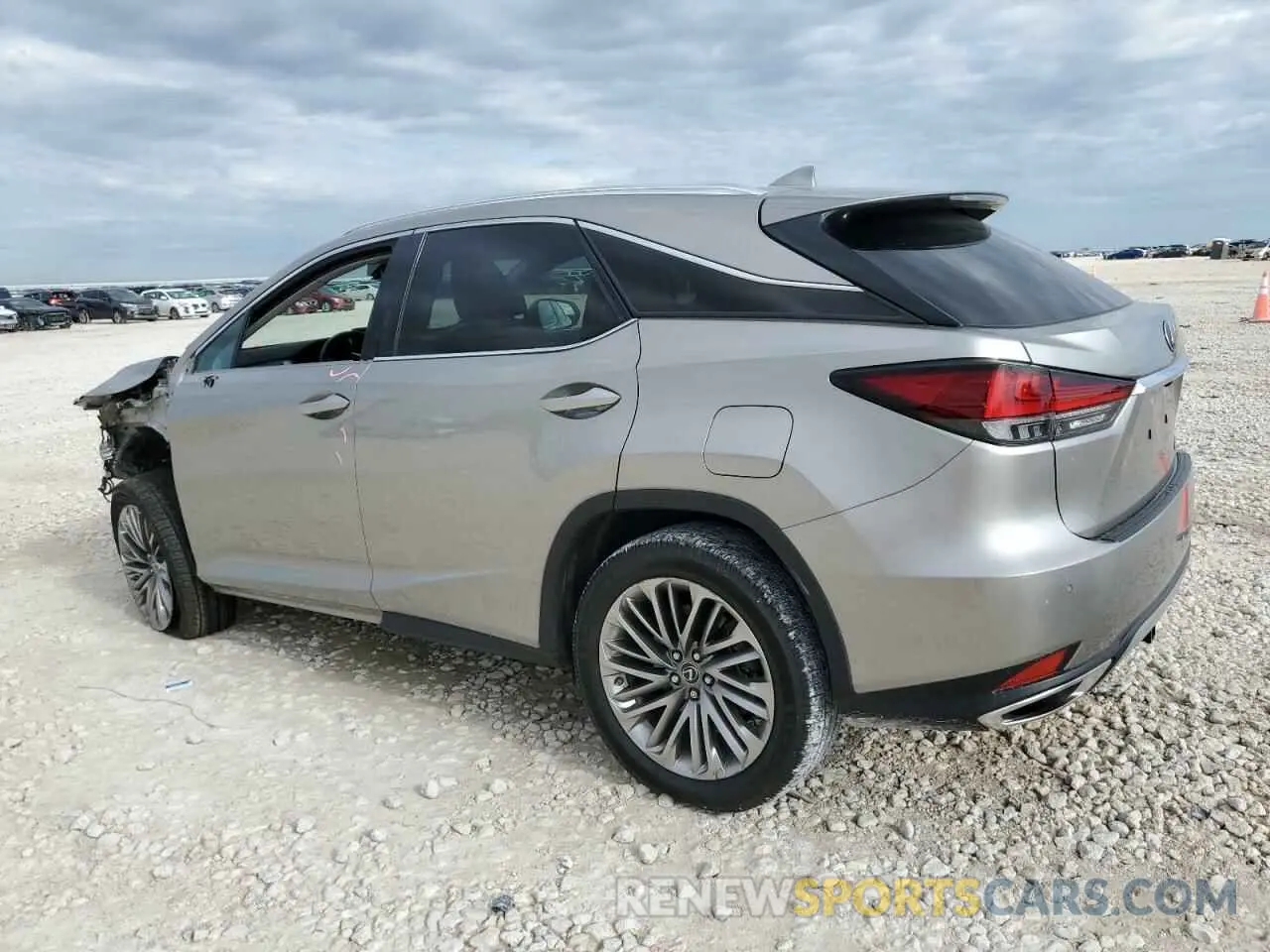 2 fotografías del automóvil dañado 2T2JZMAA7MC188225 LEXUS RX350 2021