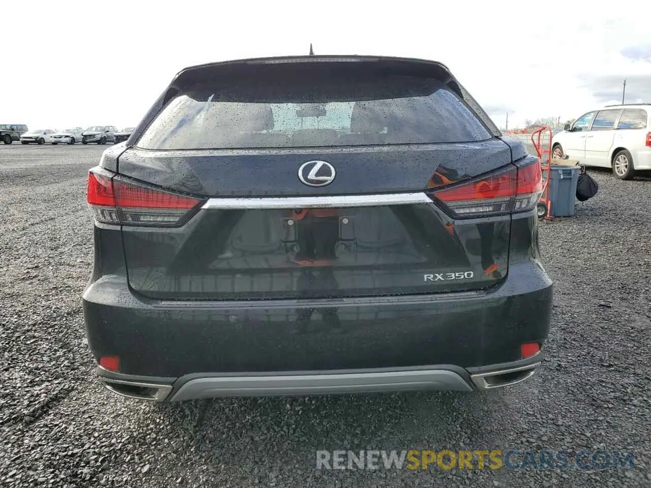 6 fotografías del automóvil dañado 2T2JZMDA9MC267536 LEXUS RX350 2021