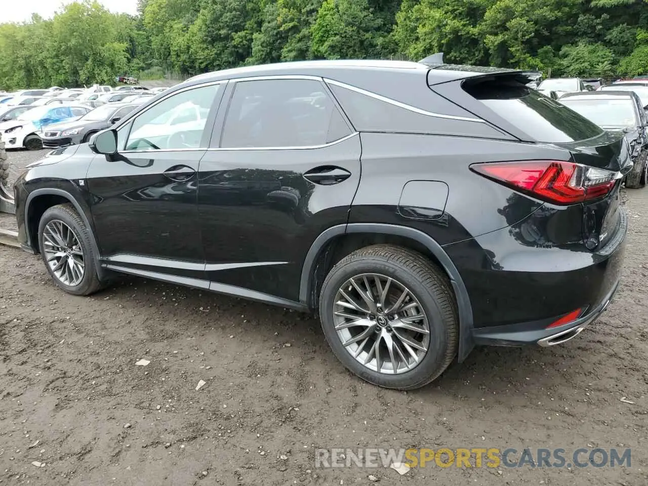 2 fotografías del automóvil dañado 2T2SZMDA1MC265025 LEXUS RX350 2021