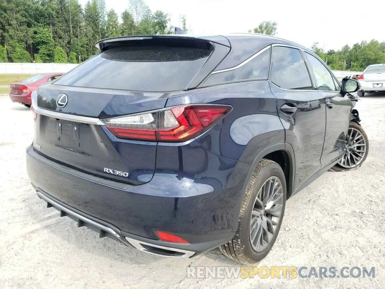 4 fotografías del automóvil dañado 2T2SZMDA3MC277290 LEXUS RX350 2021