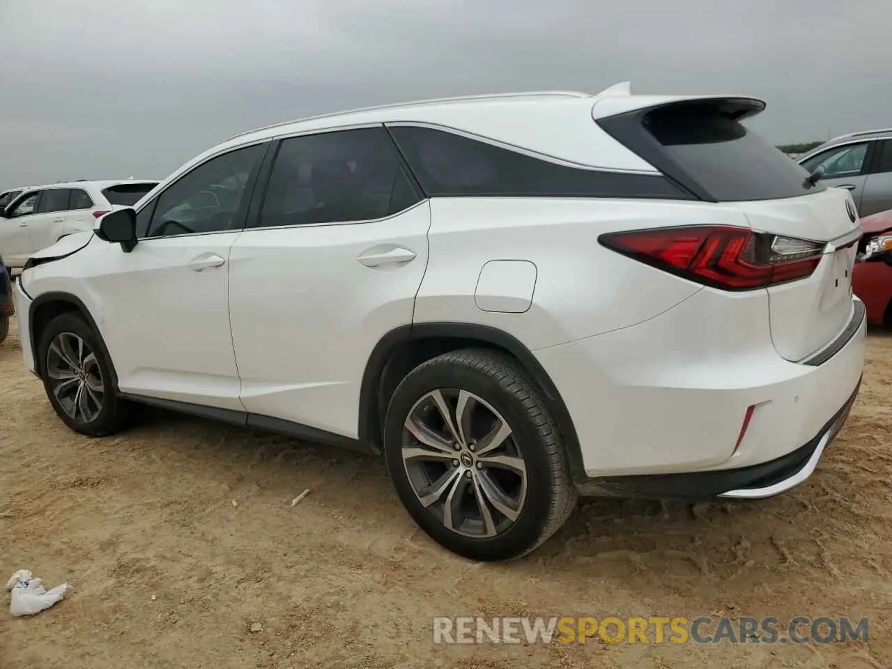 2 fotografías del automóvil dañado JTJHZKEA2M2020568 LEXUS RX350 2021