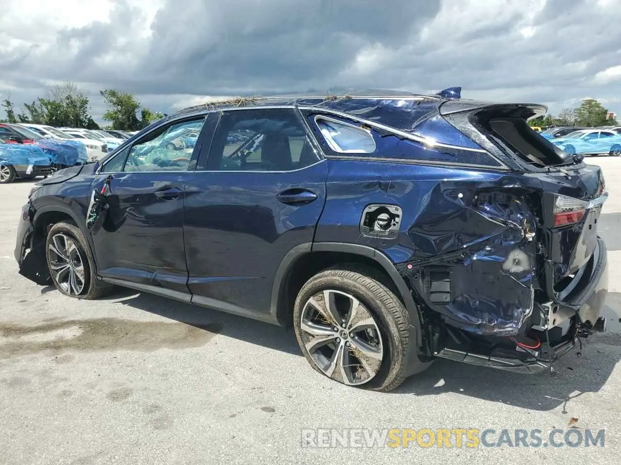 2 fotografías del automóvil dañado JTJHZKEA2M2022627 LEXUS RX350 2021