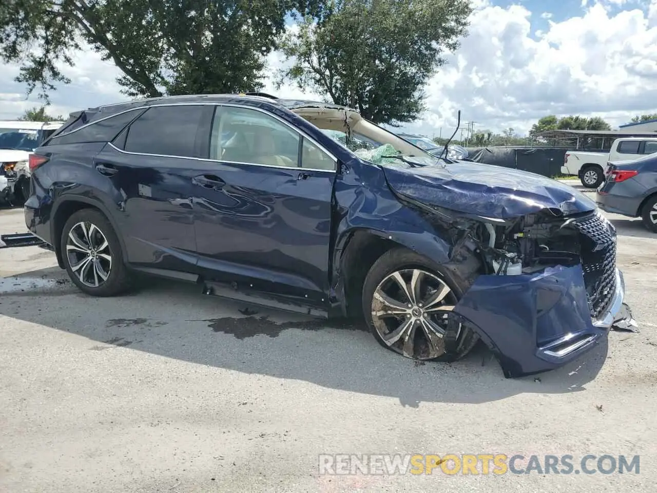 4 fotografías del automóvil dañado JTJHZKEA2M2022627 LEXUS RX350 2021