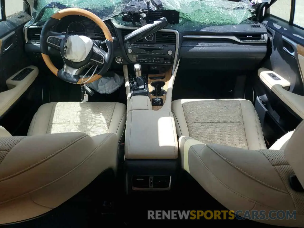 8 fotografías del automóvil dañado JTJHZKEA2M2022627 LEXUS RX350 2021