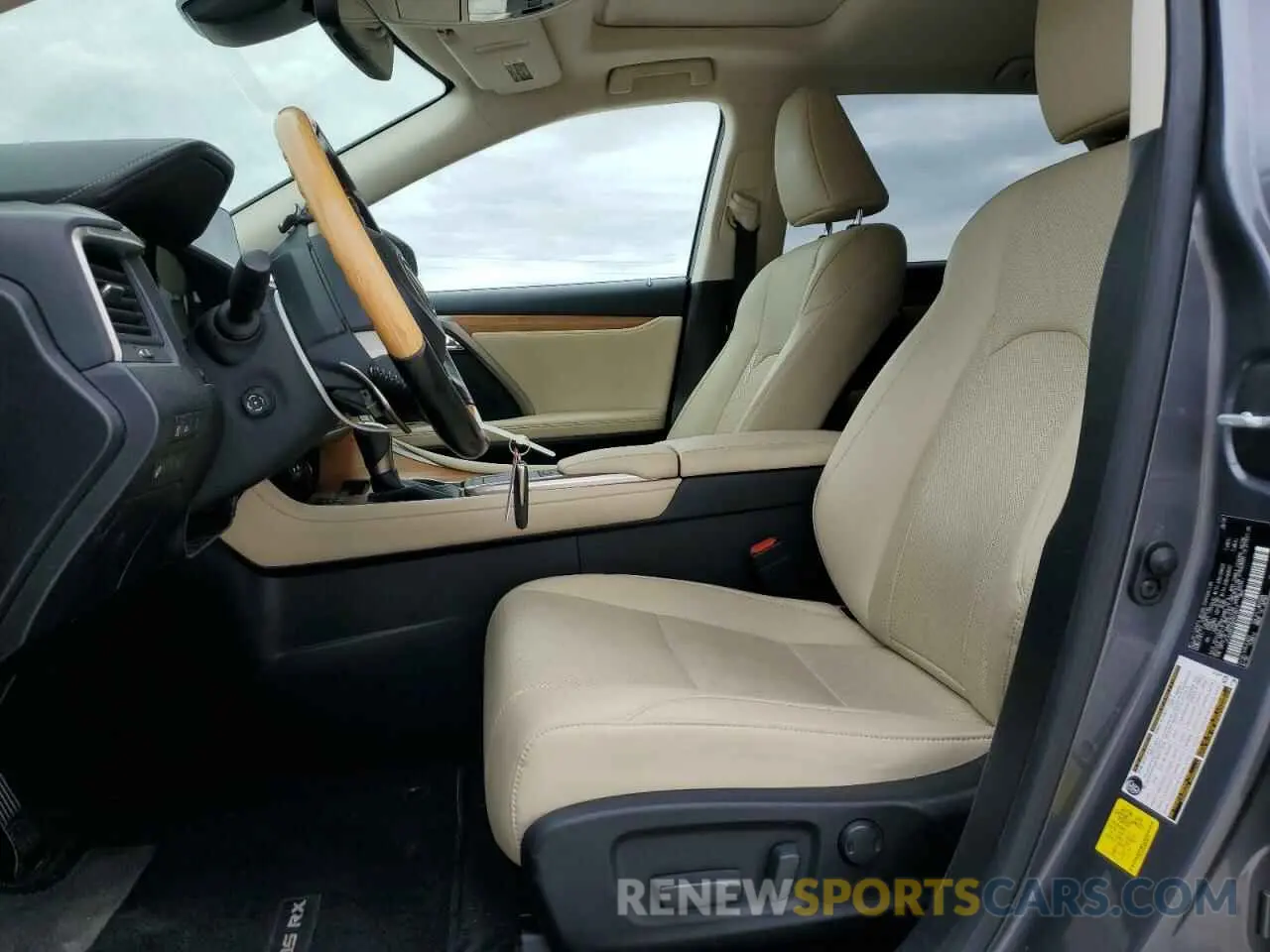 7 fotografías del automóvil dañado JTJHZKEA4M2018613 LEXUS RX350 2021