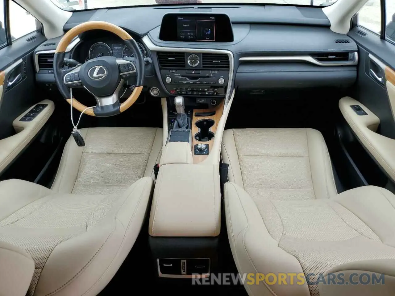 8 fotografías del automóvil dañado JTJHZKEA4M2018613 LEXUS RX350 2021