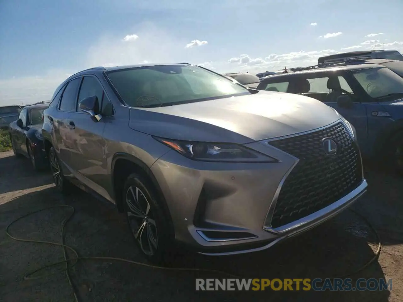 1 fotografías del automóvil dañado JTJHZKEA7M2019383 LEXUS RX350 2021