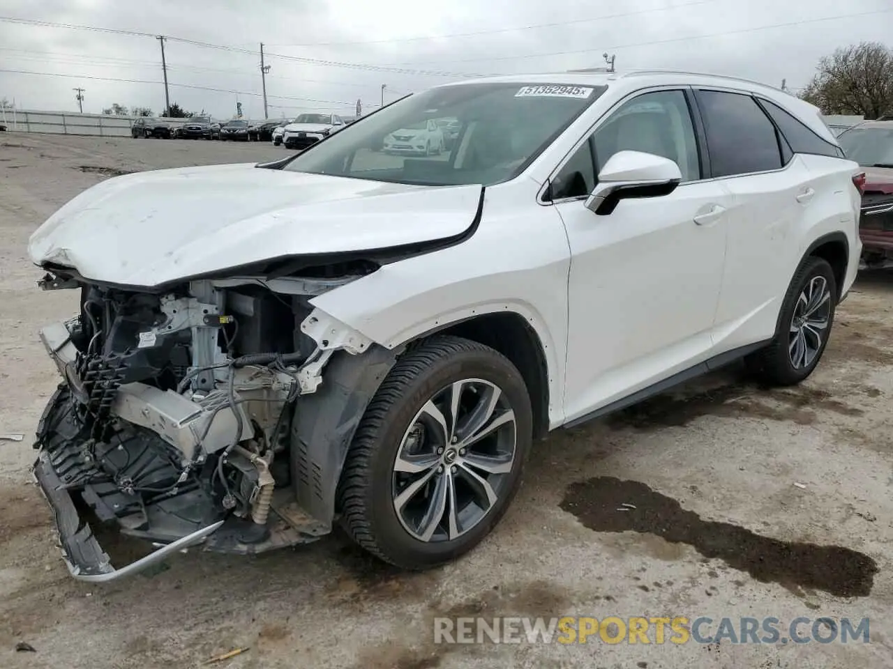 1 fotografías del automóvil dañado JTJHZKEA9M2022530 LEXUS RX350 2021