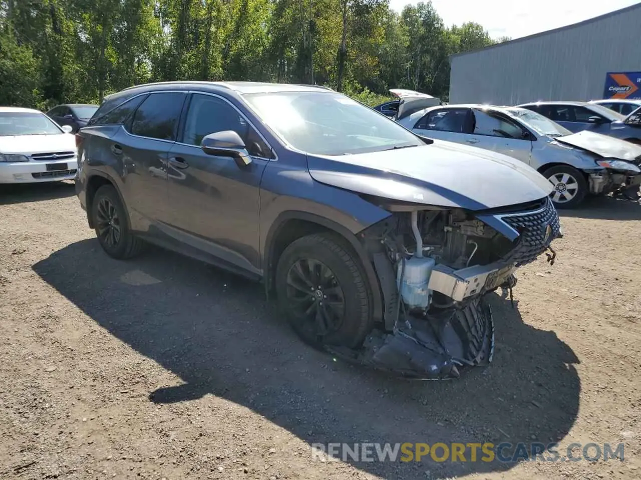 4 fotografías del automóvil dañado JTJHZKFA1M2031902 LEXUS RX350 2021