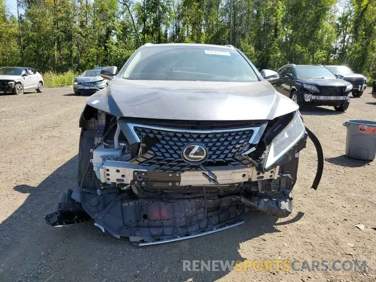 5 fotografías del automóvil dañado JTJHZKFA1M2031902 LEXUS RX350 2021