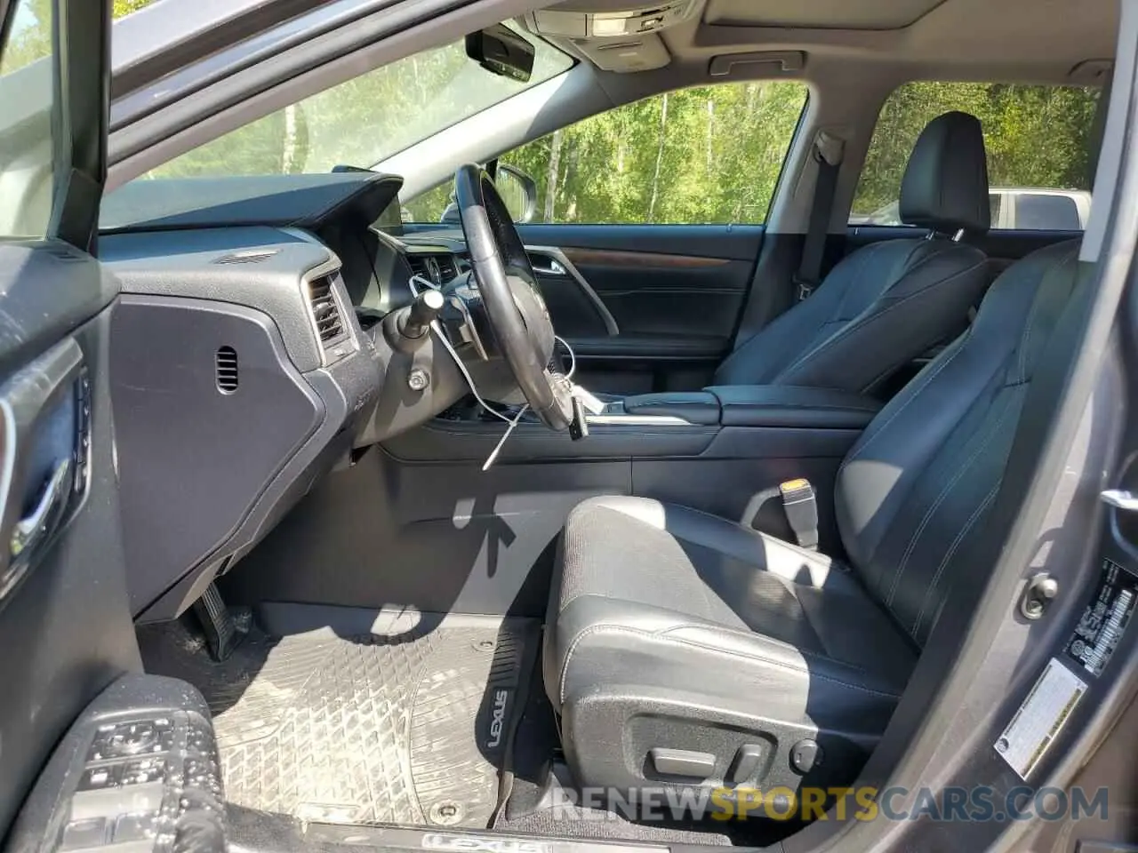 7 fotografías del automóvil dañado JTJHZKFA1M2031902 LEXUS RX350 2021