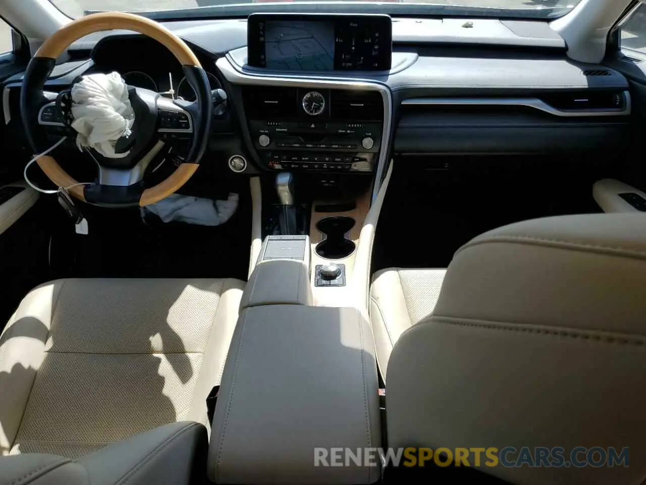 8 fotografías del automóvil dañado JTJHZKFA2M2030340 LEXUS RX350 2021