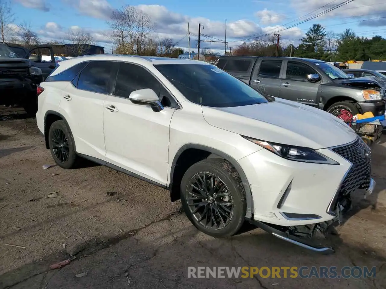 4 fotografías del automóvil dañado JTJHZKFA4M2029125 LEXUS RX350 2021