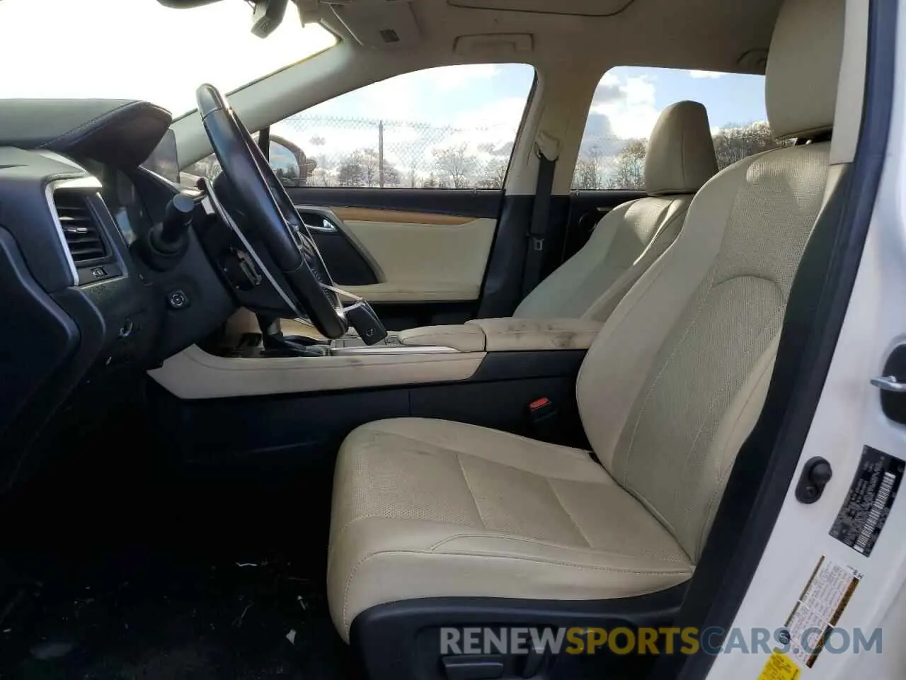 7 fotografías del automóvil dañado JTJHZKFA4M2029125 LEXUS RX350 2021