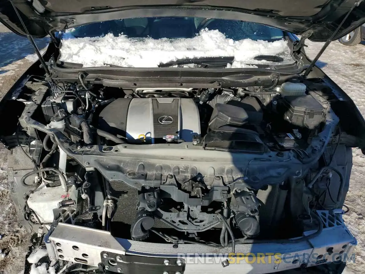 12 fotografías del automóvil dañado JTJHZKFA6M2028221 LEXUS RX350 2021