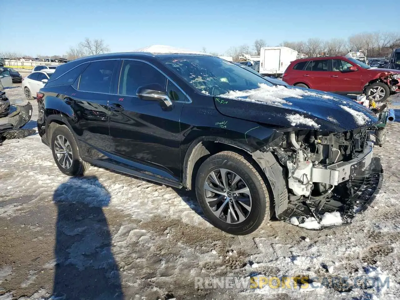 4 fotografías del automóvil dañado JTJHZKFA6M2028221 LEXUS RX350 2021