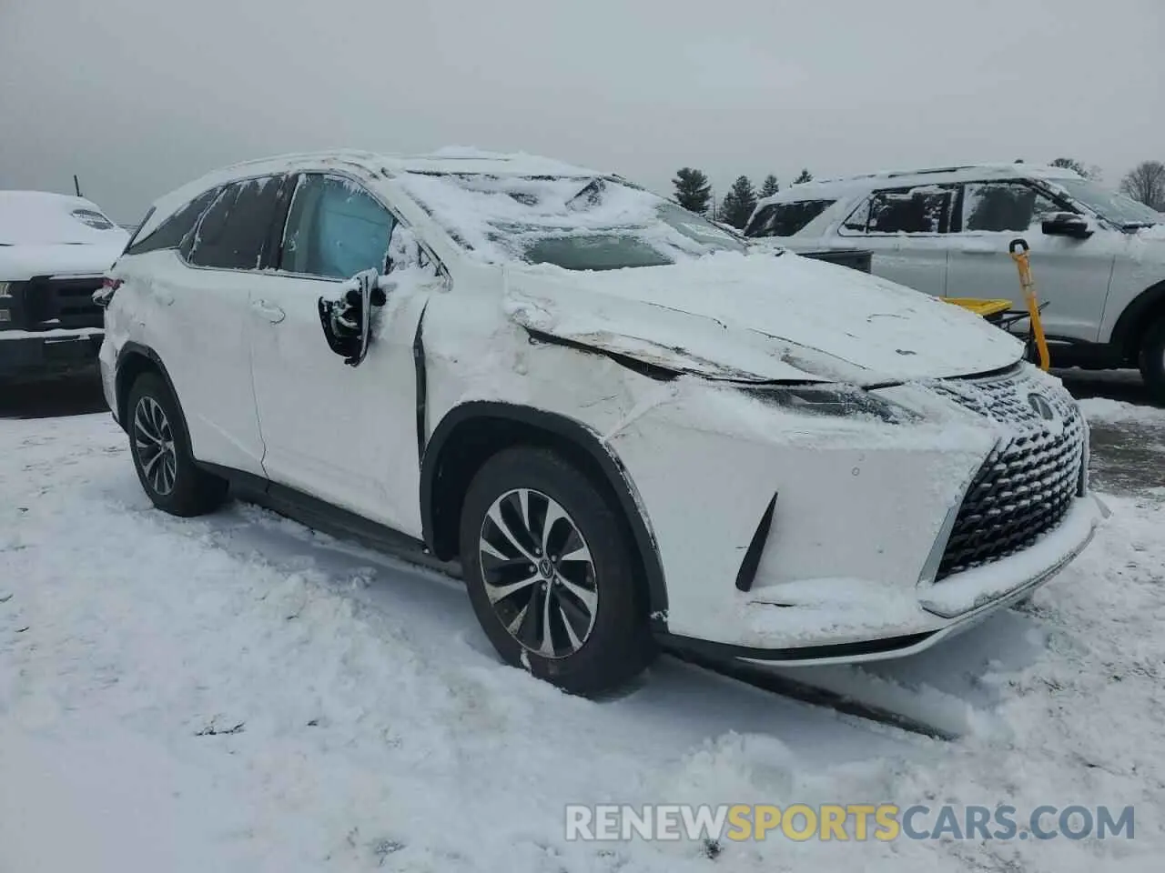 4 fotografías del automóvil dañado JTJHZKFA6M2034049 LEXUS RX350 2021