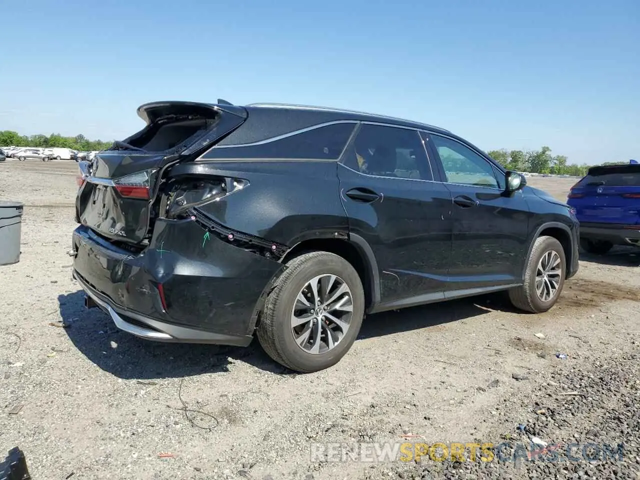 3 fotografías del automóvil dañado JTJHZKFA9M2029573 LEXUS RX350 2021
