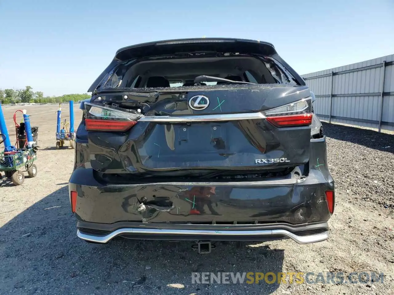 6 fotografías del automóvil dañado JTJHZKFA9M2029573 LEXUS RX350 2021