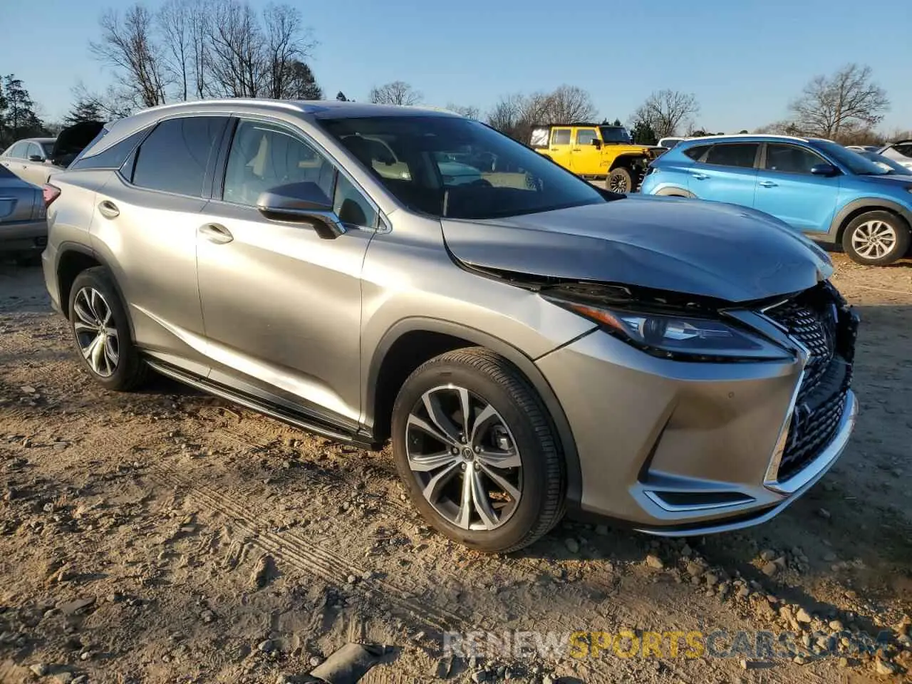 4 fotografías del automóvil dañado JTJHZMDA0M2053551 LEXUS RX350 2021