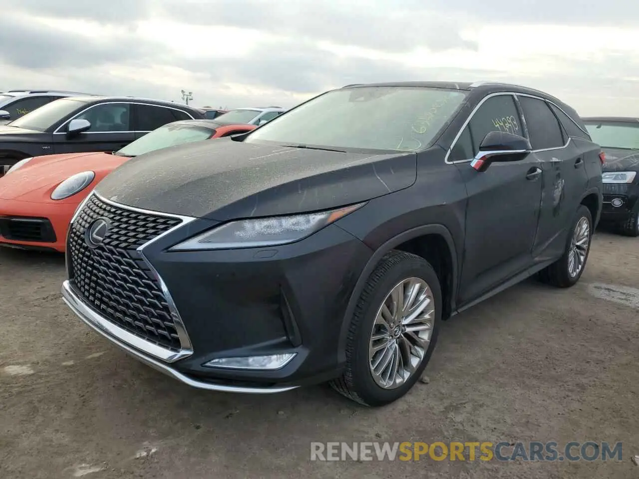 2 fotografías del automóvil dañado JTJJZKEA4M2021349 LEXUS RX350 2021