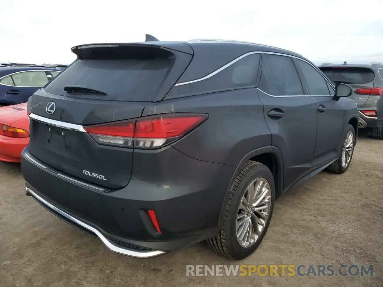 4 fotografías del automóvil dañado JTJJZKEA4M2021349 LEXUS RX350 2021